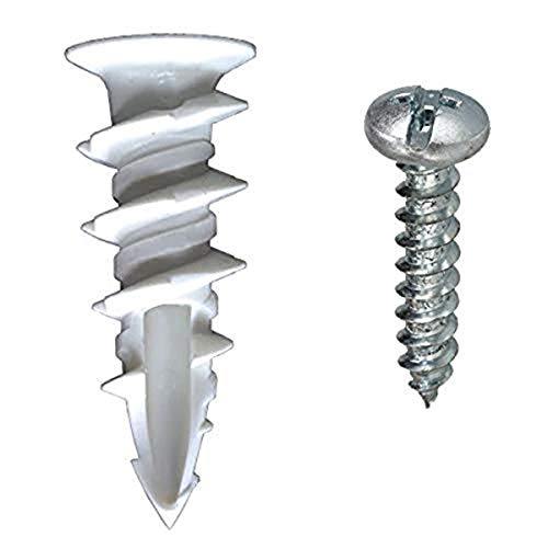 Simpson Strong-Tie SWN08LS-R100 Sure Wall Nylon Drywall Anchor for #8 x 1-1/4 in. Screw w/Screws (100-Qty)