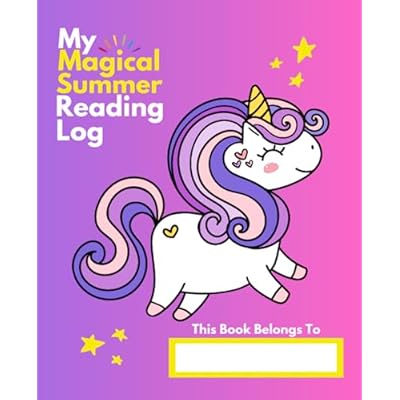 Magical Summer Reading Log For Kids Ages 4-8