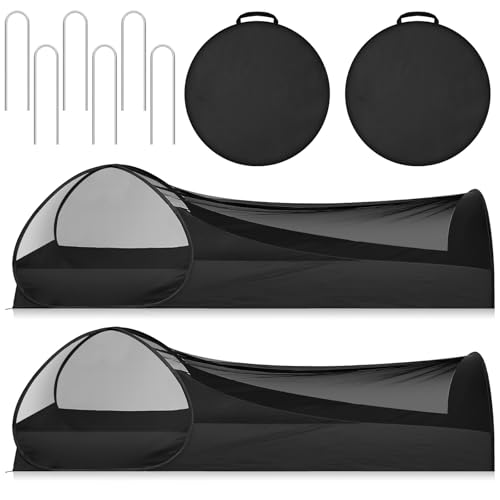 Vincreem 2 Pack 82.6 Inch pop up Mosquito Tent, Single Person Pop up Net Tent with Storage Bag for Outdoor Trips Camping by Vincreem - Used condition - US$39.41