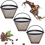 Reusable Coffee Filter Replacement Compatible with Ninja Coffee Brewer CFP201 CFP301 CP307 CF021 10-