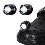 chefensty LED Clogs Shoes Light 2 Pcs,for Headlights for Croc 72 Hours in The Dark,for Dog Walking,Handy Camping,Night Running Gifts,Christmas Gifts