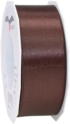 C.E. Pattberg SATIN white gift ribbon, 55 yards for Wrapping Gifts, 0.12 inches width, Ribbon for Decorating & Crafting, Decorative Ribbon for Gifts, for every occasion