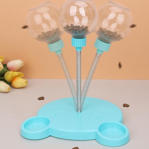 Interaktives Katzenspielzeug zur Behandlung von Katzen | Swinging Treat- Dispensing Slow Feeder Ball Cat Toy | Lindern Sie Langeweile, Unterhaltungszubehör mit einem-2