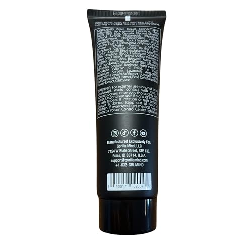 Gorilla Mind Cōsh Moisturizer - Firms Your Skin, Minimizes Wrinkles, Reduces Fine Lines, Lightweight Face Cream/For Men and Women