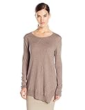 bela.nyc Women's Devyn Asymmetric-Hem Sweater