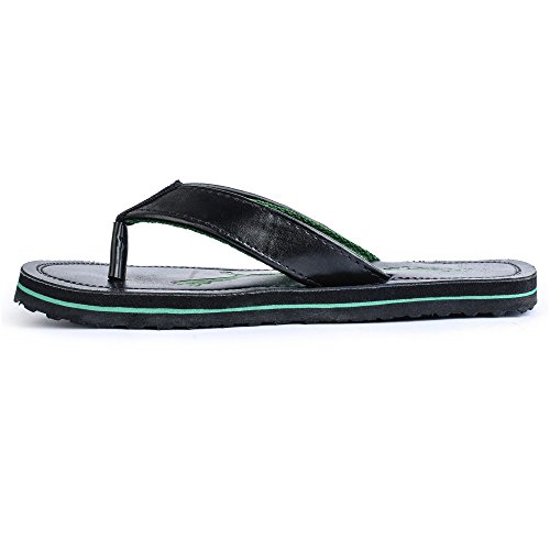 Image of Frestol Men's Green Flip Flops Thong Sandals