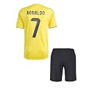 Ronaldo 7 Football Jersey with Black Shorts for (Kid's, Boy's& Men)(14-15Years,Multicolor-016) gallery image