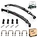 10L0L Heavy Duty Rear 4-Leaf Spring Kit with Bushings & Sleeves for EZGO TXT Golf Cart 1995-2013