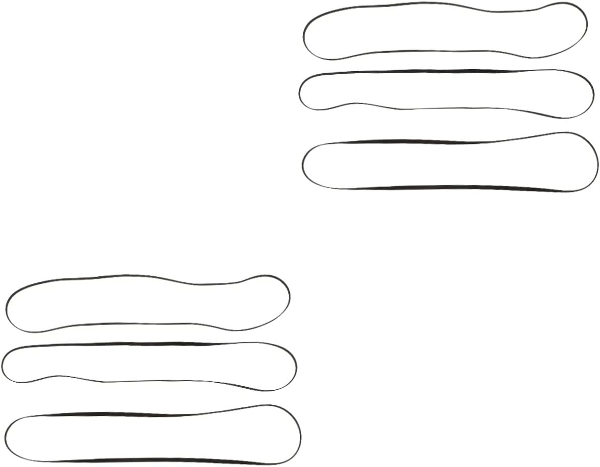 Milisten 6 Pcs Record Player Belt Record Player Turntable