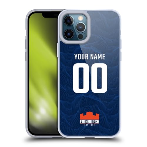 Coque en gel iPhone 12 Pro Max Edinburgh Rugby personnalisée protection antichoc