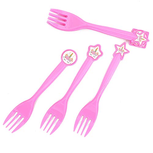 Unicorn Decorations Party Supplies For 20 Guests Include Unicorn Tableware Plates Napkins Forks Table Cover For Kids Girls Birthday Babyshower Party Decorations #TOP4
