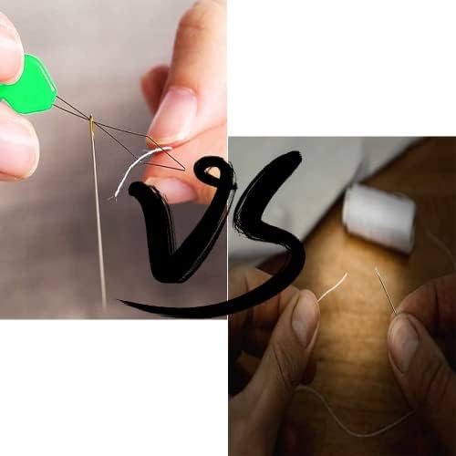 12 Pieces Needle Threader, Plastic Hand Sewing Needles, DIY Threading Tool, Needle Threaders for Hand Sewing