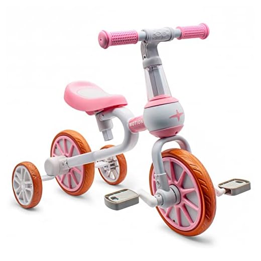 3 in 1 Kids Tricycles Gift for 2-4 Years Old Boys Girls with Detachable Pedal and Training Wheels，Baby Balance Bike Trikes Riding Toys for Toddler（Adjustable Seat）