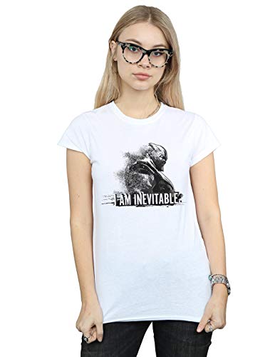 Marvel Women's Avengers Endgame I Am Inevitable T-Shirt White Small