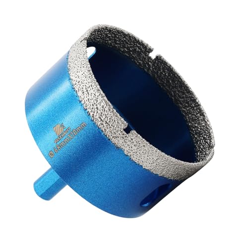 BRSCHNITT – Foret diamant sec, 68 mm, scie-cloche diamant avec tige triangulaire pour...
