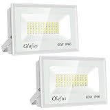 【IP66 Impermeable】- Su grado de protección IP66 que les hace resistentes a la lluvia y a la humedad, lo hace ideal para exteriores. El proyector LED diseñado para iluminación de muros, puertas, pérgolas, fuentes de jardín. También para usos industriales, en interior de naves, o exteriores, zonas de trabajo, etc.