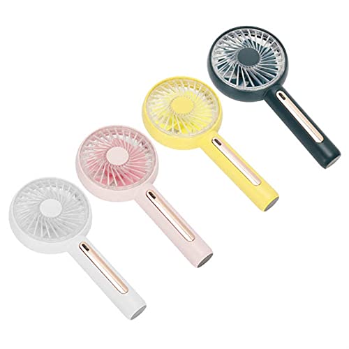 HAOSHAN Hand gehouden Elektrische Fan Desktop Verstelbare Mini Fan met Telefoon Stand 4 Windsnelheid Airconditioning… - Image 6
