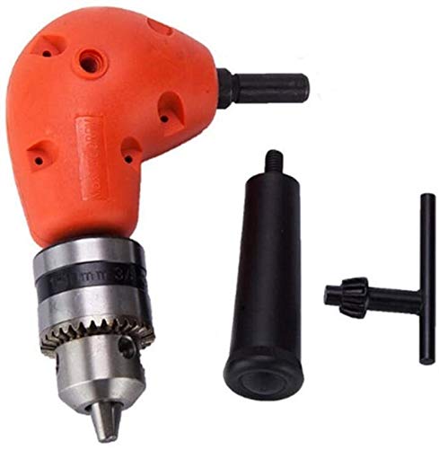 Tools Drill Accessories, 90 Degree Right Angle Drill Attachment Drive Adapter With Keyed Chuck Power Tool Drill bit Set