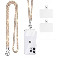 Knrlqim Cordino Universale Per Telefono – Regolabile Da 47 A 65 Cm, Tracolla Da Collo A Catena, Compatibile Con Smartphone Con Custodia, Verde (2 Adesivi Inclusi) - 4
