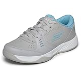 Viper Court Smash - Athletic Indoor Outdoor Pickleball Shoes | Relaxed Fit Sneakers Grey/Blue