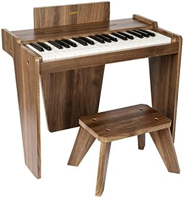 ZIPPY Kids Piano Keyboard, 37 Keys Digital Piano for Kids, Music Educational Instrument Toy, Wood Piano for 3+ Girls and Boys