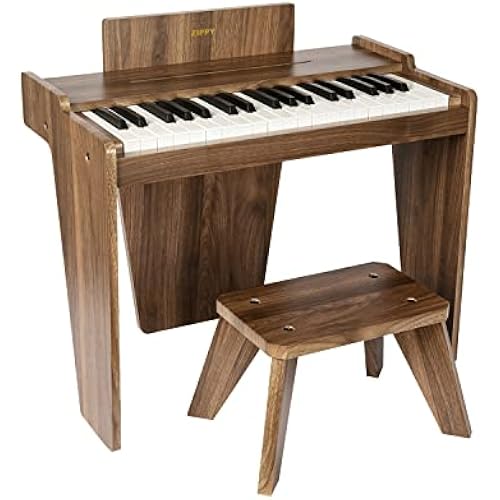 Kids Piano Keyboard, 37 Keys Digital Piano for Kids, Music Educational Instrument Toy, Wood Piano for 3+ Girls and Boys