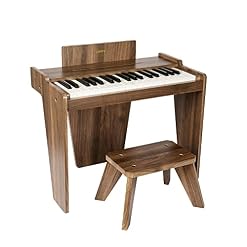 ZIPPY Kids Piano Keyboard, 37 Keys Digital Piano for Kids, Music Educational Instrument Toy, Wood Piano for 3+ Girls and Boys (Walnut Basic) - Les Beatles, Paul McCartney, John Lennon, RIngo Starr, George Harrison