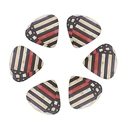 Lot de 12 médiators vintage en bois pour guitare électrique, acoustique ou basse, avec accessoires de guitare de 0,46 mm… - Les Beatles, Paul McCartney, John Lennon, RIngo Starr, George Harrison Lot de 12 médiators vintage en bois pour guitare électrique, acoustique ou basse, avec accessoires de guitare de 0,46 mm… – Image 2