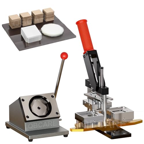 2x2inch Magnet Maker Machine Kit DIY Photo Magnet Making Machine+Paper Cutter+100 Sets Supplies