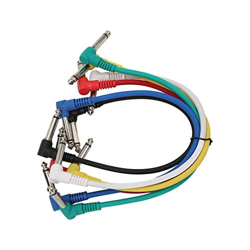 Effectkabel, eenvoudige verbindingspedaal patchkabel 6 stuks sterke geleidbaarheid kleurrijke stabiele transmissie voor… - Image 5
