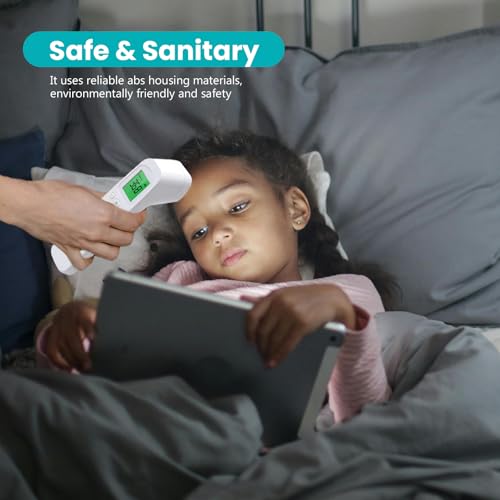 Touchless Baby Thermometer with Fever Alarm and Memory LCD Display - Image 6