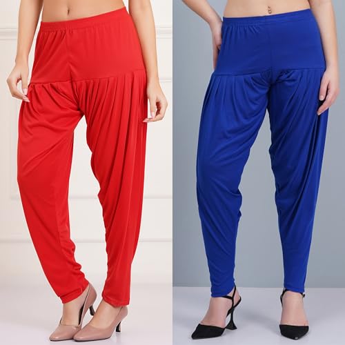 Image of Buy That Trendz Patiala Salwar for Women Viscose Patiala Pant Combo