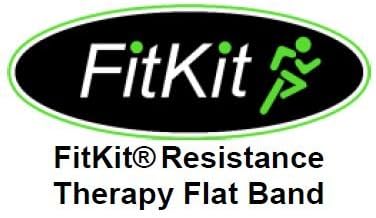 FitKit Resistance Exercise Band - 2M - 4 Resistance Options  Pilates, Yoga, Rehab, Stretching, Strength Training