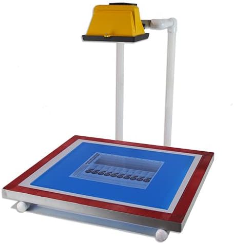 Nevertheless Tabletop 500W Bulb Exposure Unit - for Screen Printing Exposing Images - 500W Light with Stand for Burning Screens