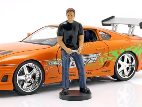 Jada Toys Brian y Toyota Supra 1995 1:18 miniatura 4