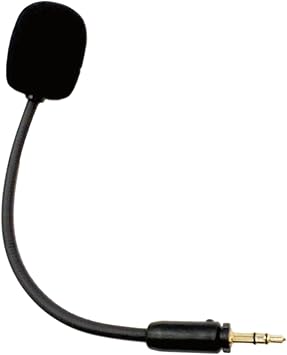 Flexible Boom Gaming Microphone with Omnidirectional Noise Cancelling and Detachable Voice Changer Microphone for Gaming