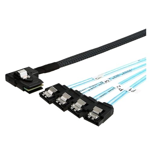 Cable S/AS HD 36Pin SFF 8087 a 4 SATA 7Pin 0.5M miniatura 2