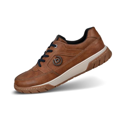 Preisvergleich Produktbild bugatti Herren Irish Schnürhalbschuhe, Cognac, 42 EU