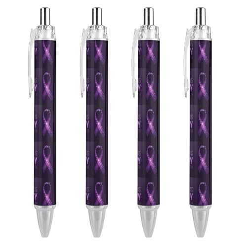 BHHJKK November Is National Epilepsy Awareness Month - Bolígrafo retráctil de tinta negra, regalos para estudiantes, suministros de papelería de oficina