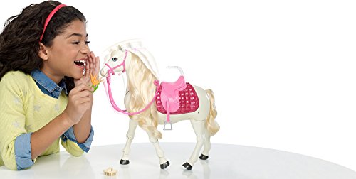 Barbie FDB40 DreamHorse Muñeca y Caballo Interactivo miniatura 6
