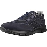 Tipo di Chiusura: Zip Nero Giardini I202501U Sneakers Uomo in Pelle - Navy 43 EU