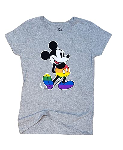 Mickey Mouse Top Disney Pride en Gris Taille XL Coupe Regular pour Junior