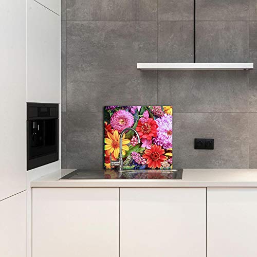 TMK | Paraschizzi da cucina in vetro temperato 65