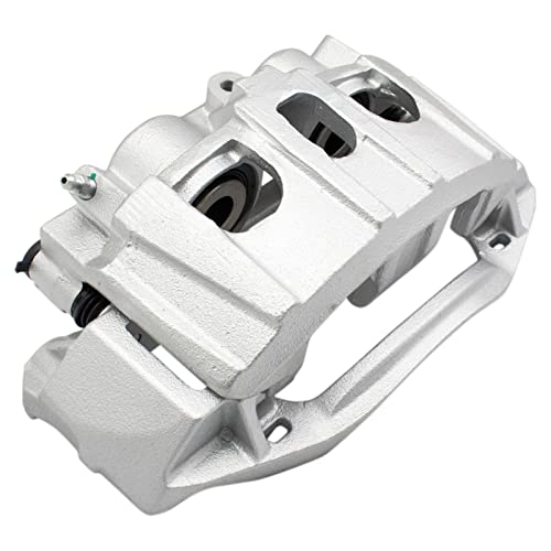 Image of TRQ Rear Left Brake Caliper w /Bracket Drivers Side