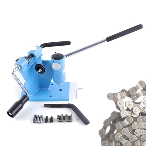 Rompecadenas y girador Profesional para Motosierra con Punzones y Cabezales de Cadena para una reparación y Mantenimiento eficientes de la Cadena.