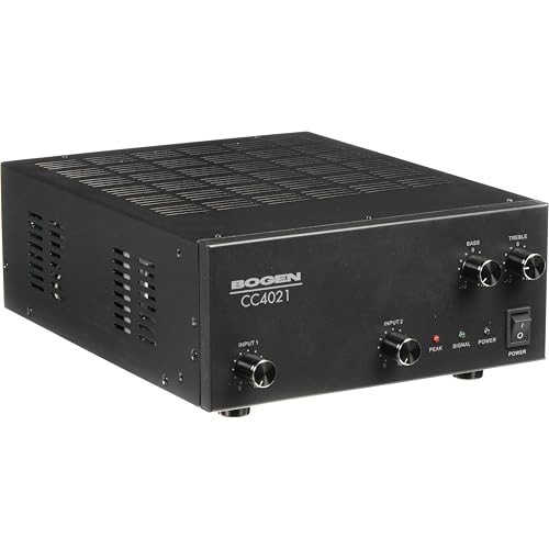 Amplificateur audio 40W à faible distorsion 1% Bogen CC4021 avec entrée RCA