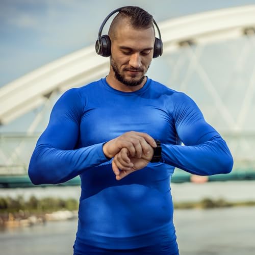 Long Sleeve Shirts for Men Quick Dry Moisture Wicking Sun Protection Workout Mens Long Sleeve Tee Shirts3