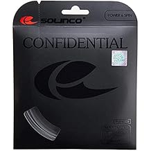 Solinco Confidential Heaven Strings Silver 17 Gauge/1.20mm Tennis String Set 6 Packs - Versatile Co-Polyester for Improved Tension Maintenance