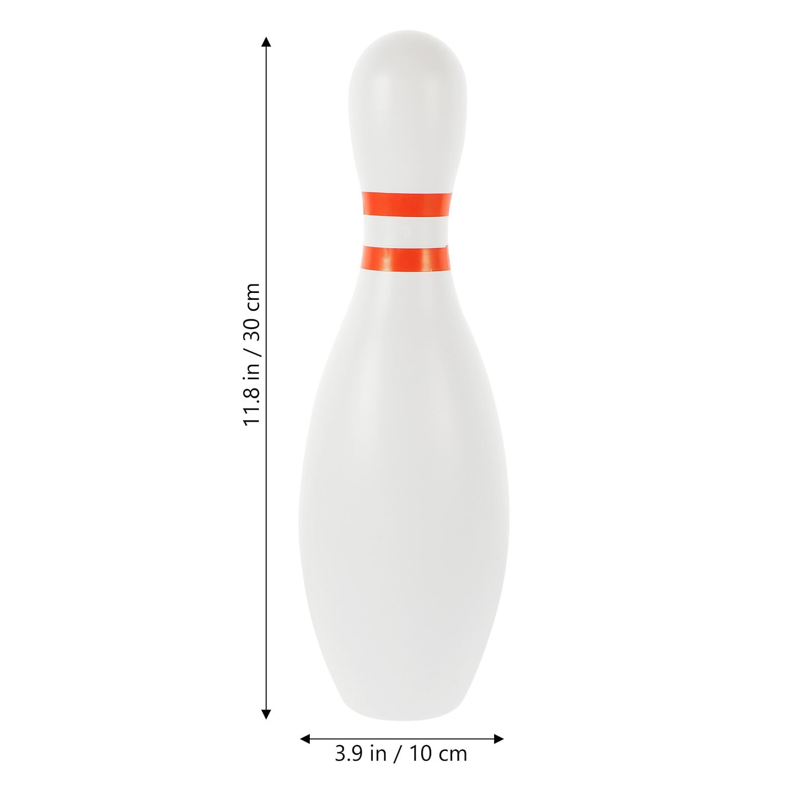 ERINGOGO Jeu de Bowling en Plein Air pour Garçon et Filles 12 Pièces en Plastique Blanc, Set de Grosse Taille pour Jeux Sportifs Éducatifs en Intérieur et Extérieur