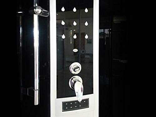 Bagno Italia Kabina prysznicowa 80 x 120 kabina prysznicowa wersja prawa lub lewa szybka linia 6 dysz I